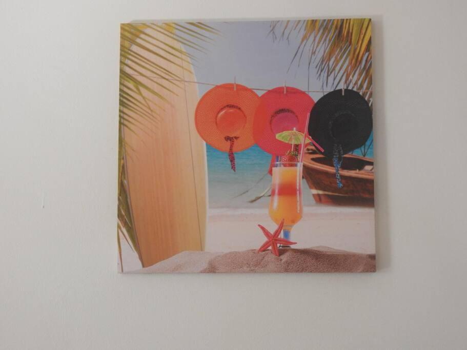 Studio Cocktail-Ch Vue Sur Mer,Plage,Clim 莱昂斯-达赫雷 外观 照片